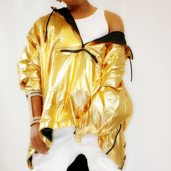 Gold Adidas bomber - Picture 3 of 4